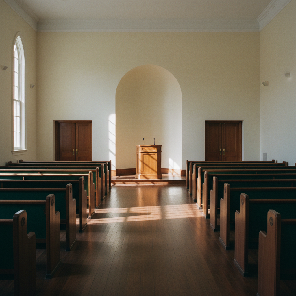 Westbrook Memorial Chapel interior
